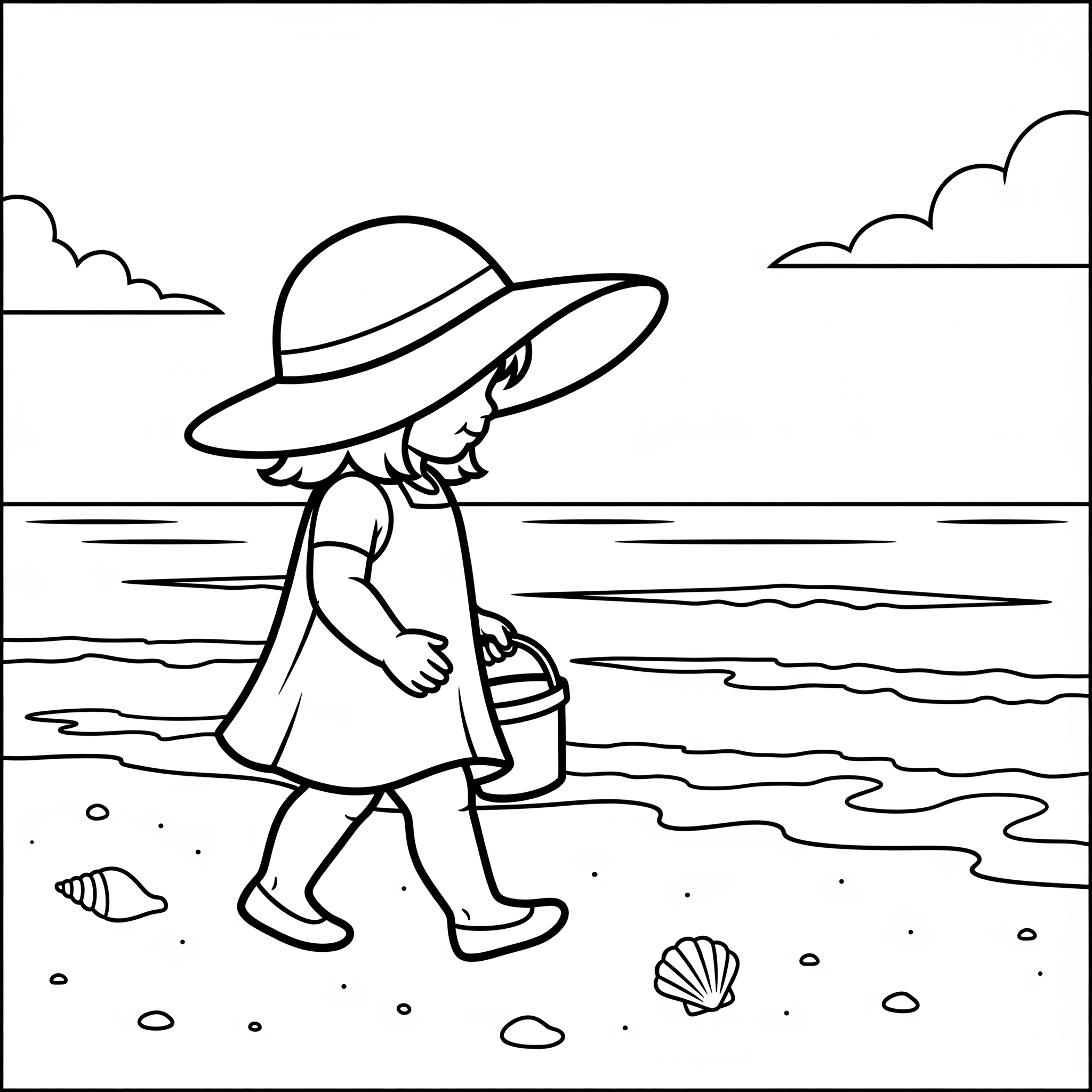 Spiaggia 7 disegno di Spiaggia da stampare e colorare