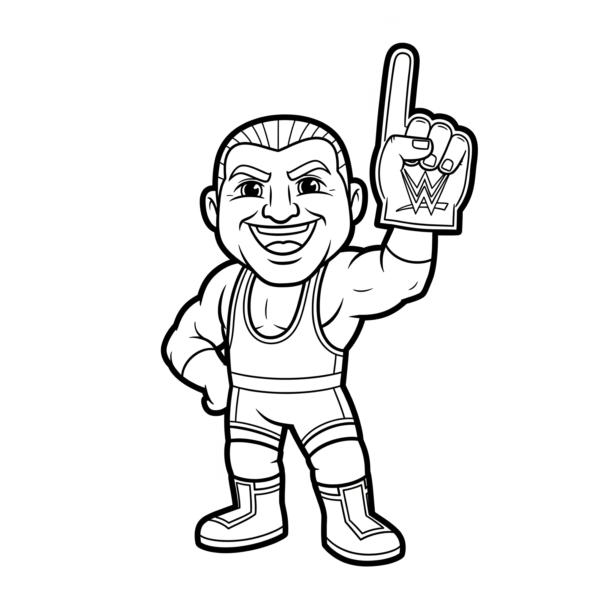 WWE 3 immagini di WWE da colorare e stampare