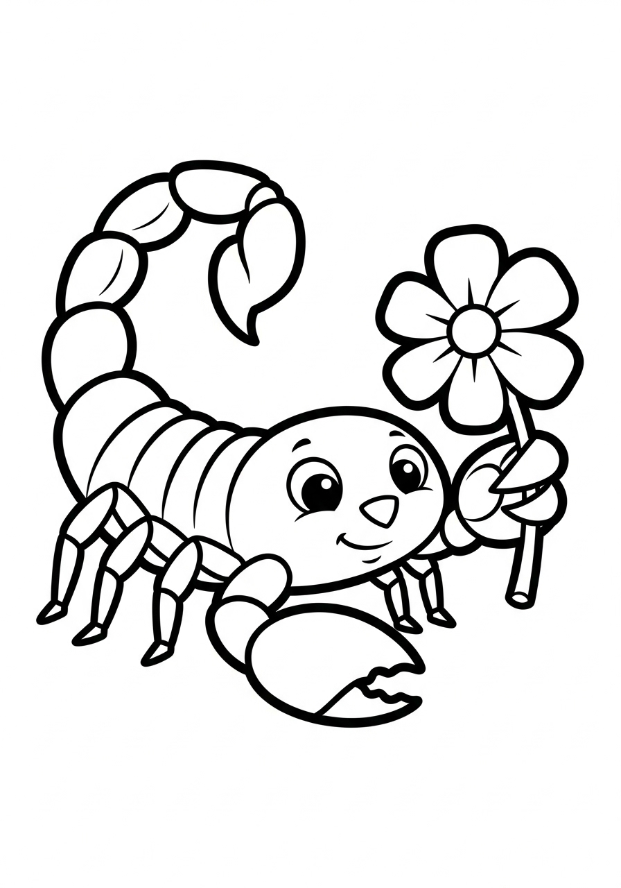 Scorpione 14 disegni da colorare scorpione