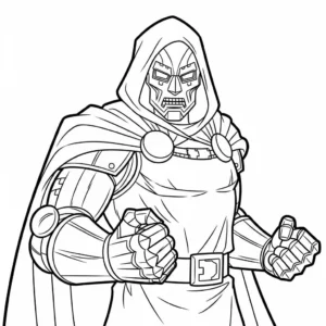 Doctor Doom 35 Doctor Doom da colorare thumbnail