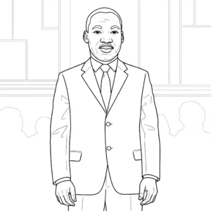Martin Luther King 22 Martin Luther King da colorare thumbnail