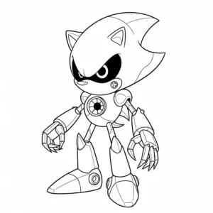Metal Sonic 26 Metal Sonic da colorare thumbnail