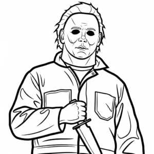 Michael Myers 24 Michael Myers da colorare thumbnail
