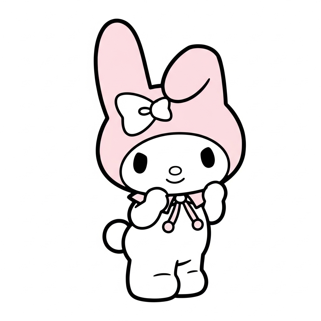 My Melody 1 My Melody da colorare thumbnail