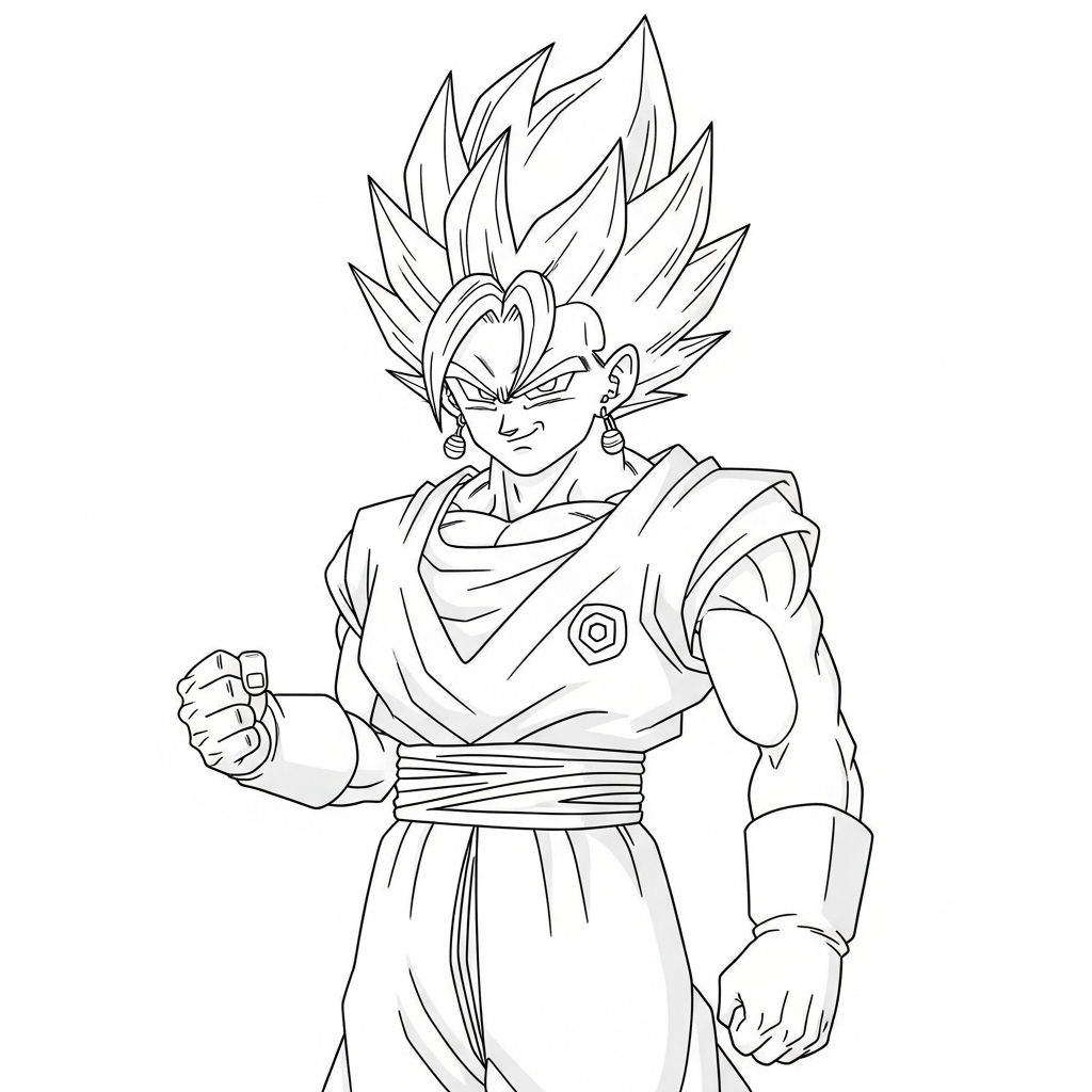 Vegito 1 Vegito da colorare thumbnail