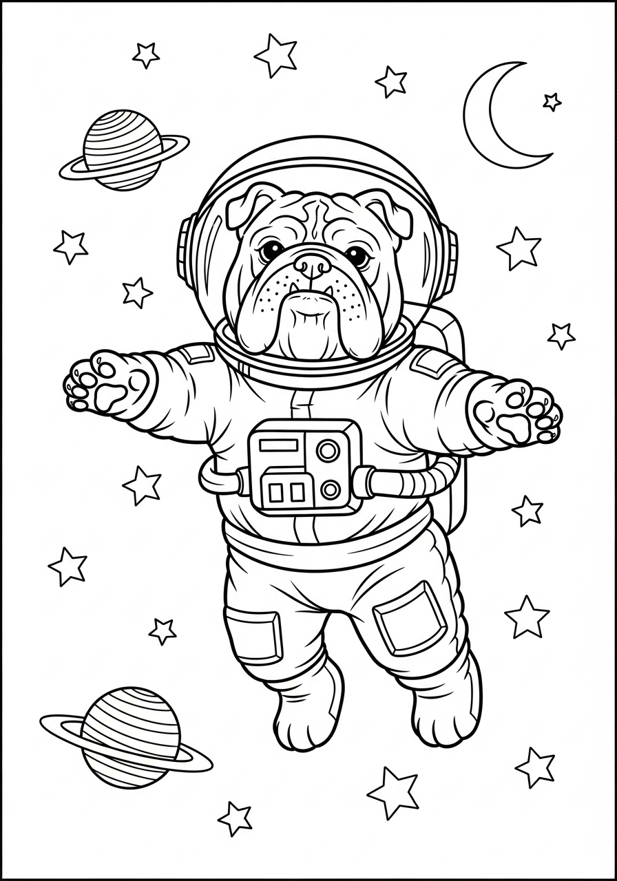Bulldog 12 Bulldog disegno da colorare