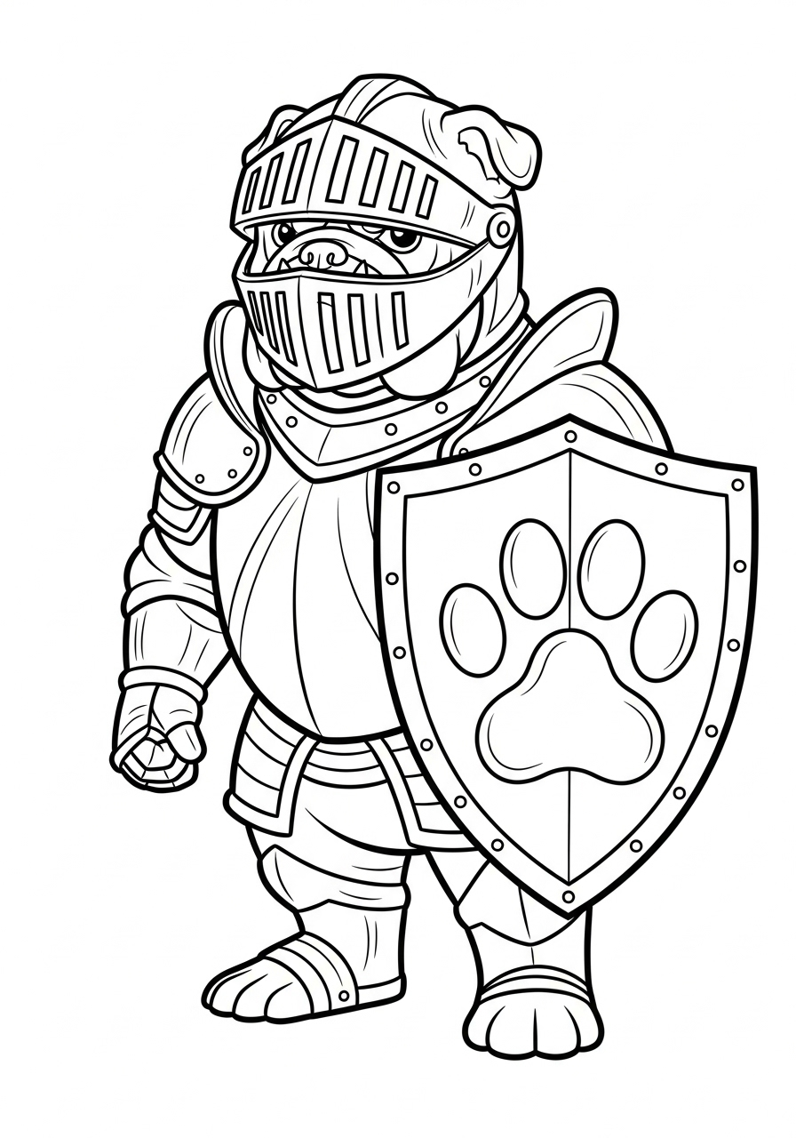 Bulldog 11 disegni da colorare Bulldog 1