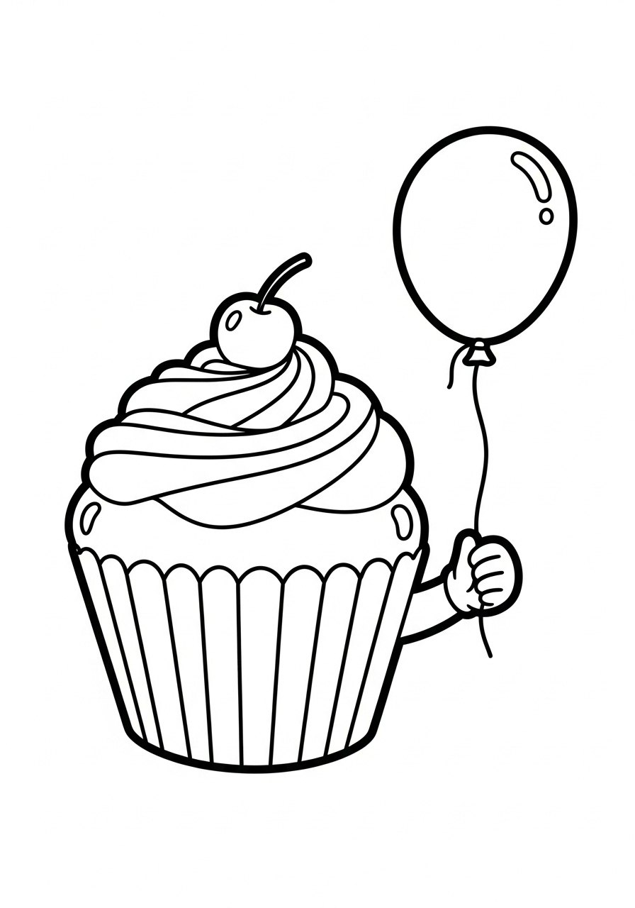 Cupcake 14 foto Cupcake da colorare