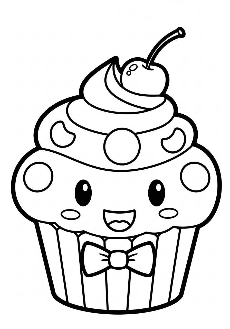 Cupcake 13 disegni da stampare e colorare Cupcake