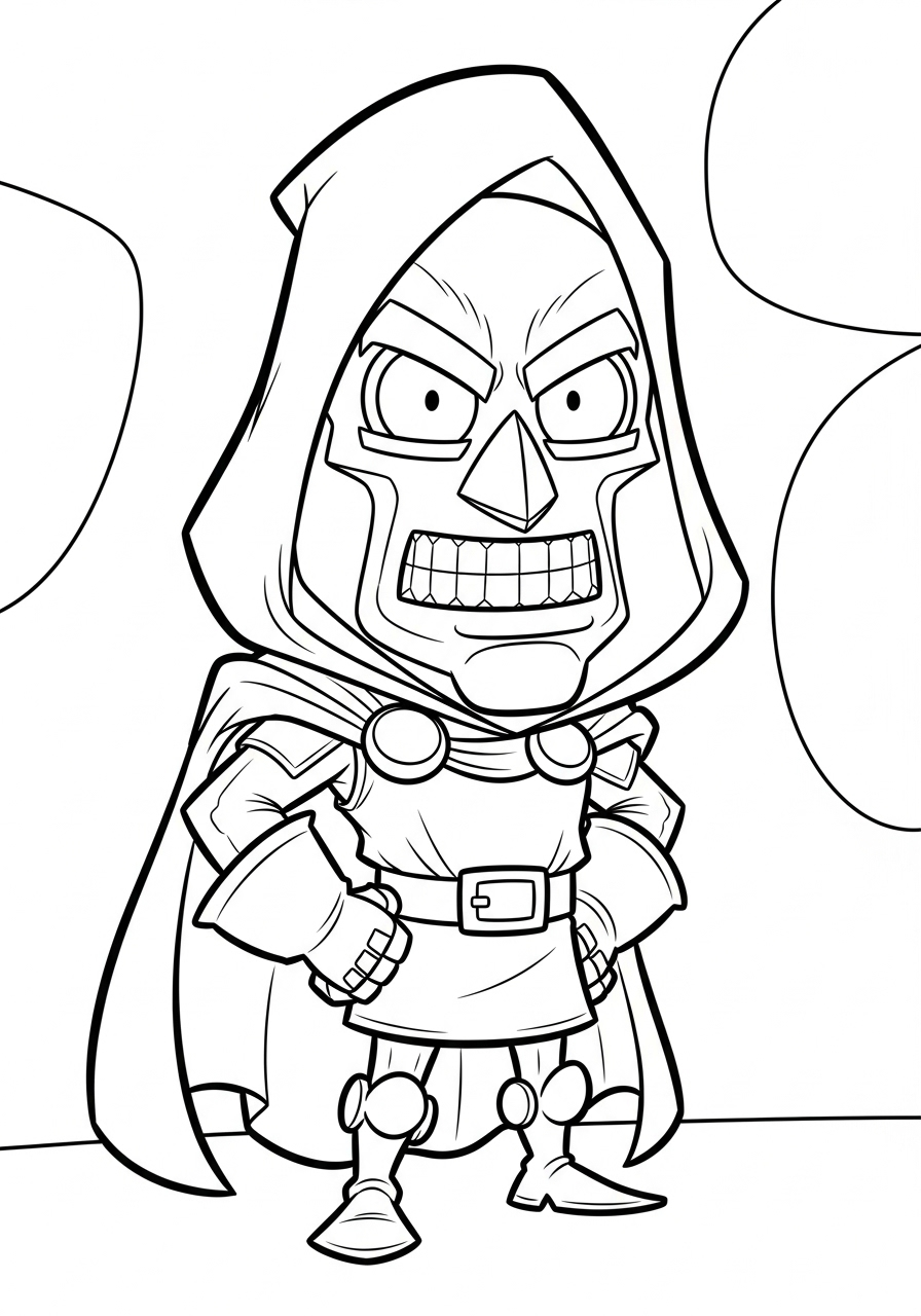 Doctor Doom 5 Doctor Doom da colorare per bambini 1