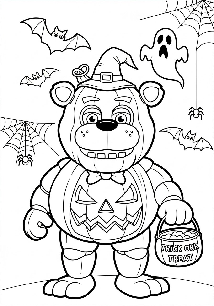 Freddy Fazbear 11 disegni da colorare Freddy Fazbear