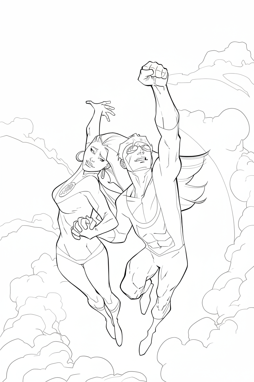 Invincible 17 disegni da colorare Invincible per bambini