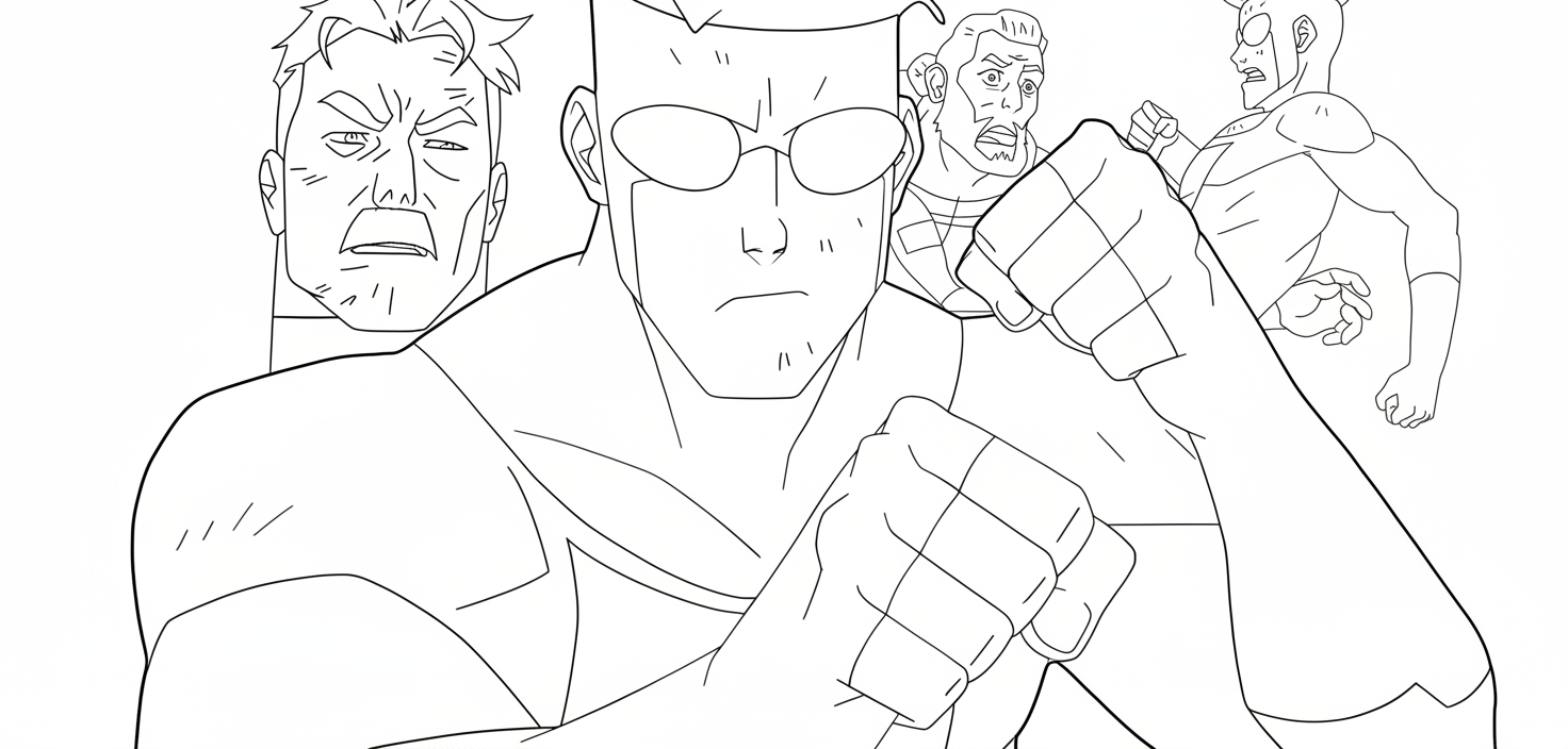 Invincible 8 Invincible da colorare bambini