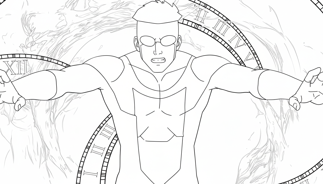 Invincible 13 disegni di Invincible da colorare da stampare