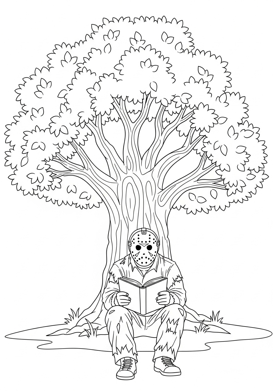 Jason Voorhees 9 immagini Jason Voorhees da colorare e stampare
