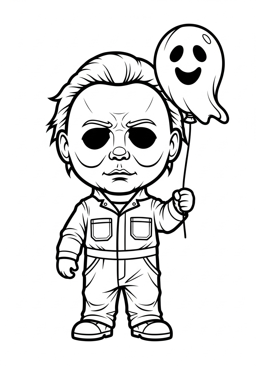 Michael Myers 16 Michael Myers da stampare e colorare gratis