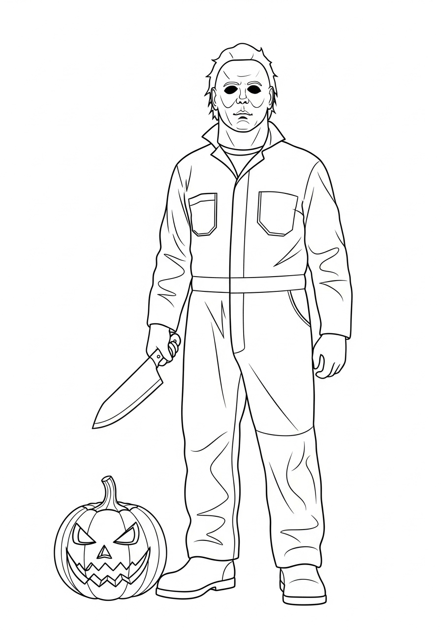 Michael Myers 15 Michael Myers da colorare e stampare