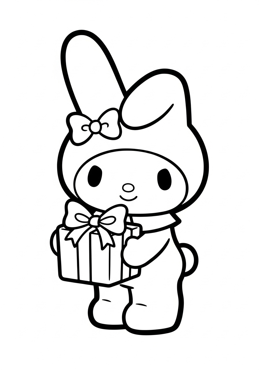 My Melody 10 My Melody da colorare e stampare a4 1