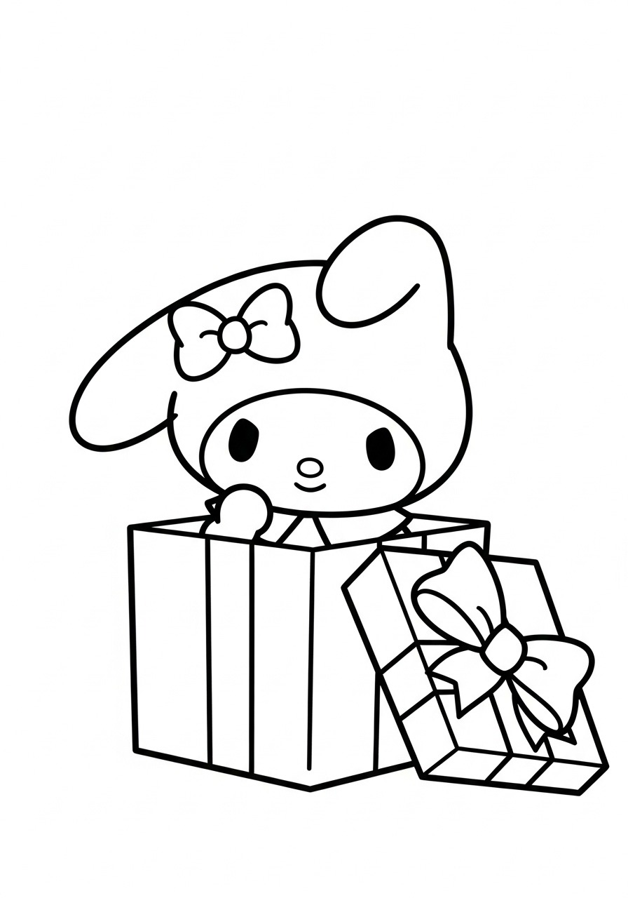 My Melody 5 disegni da stampare e colorare My Melody