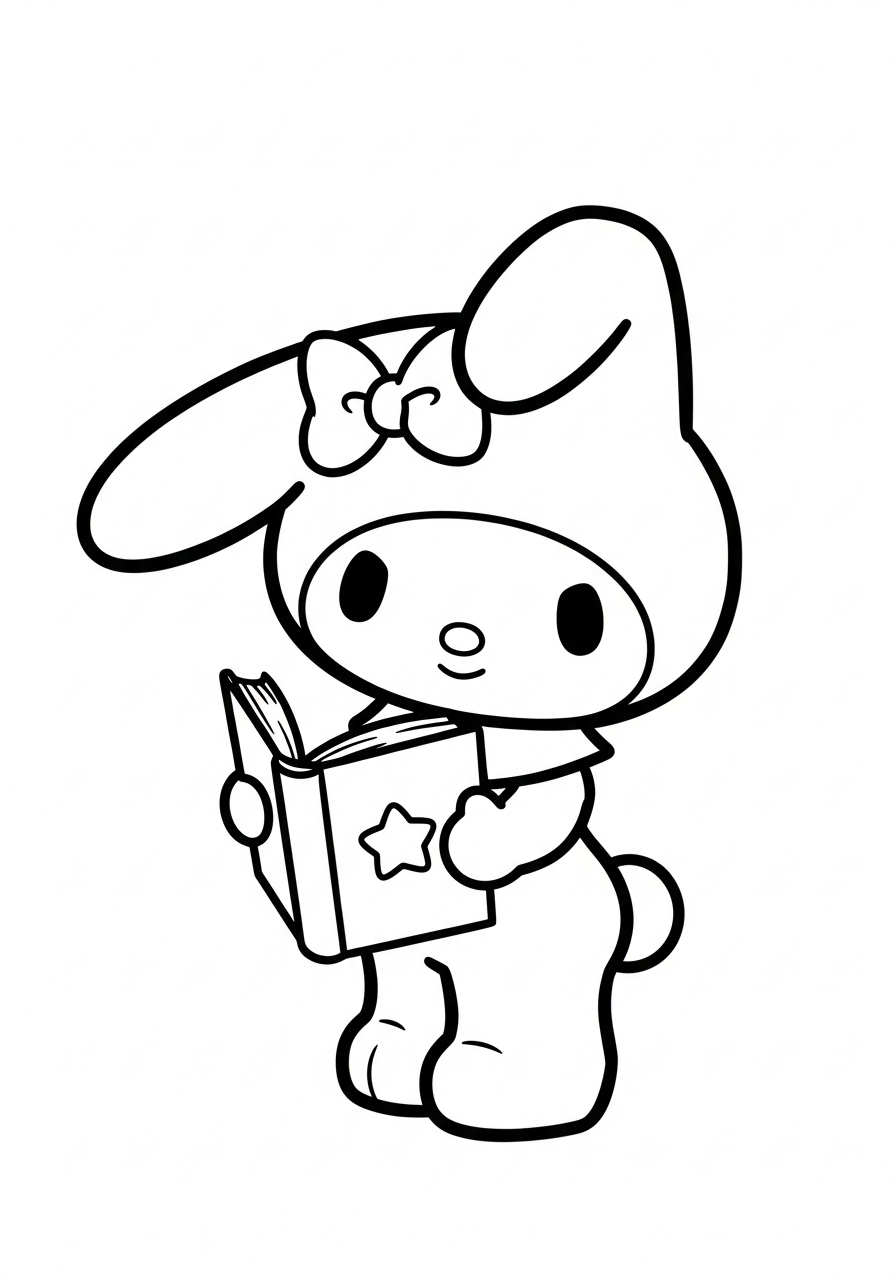 My Melody 3 My Melody da colorare e stampare a4