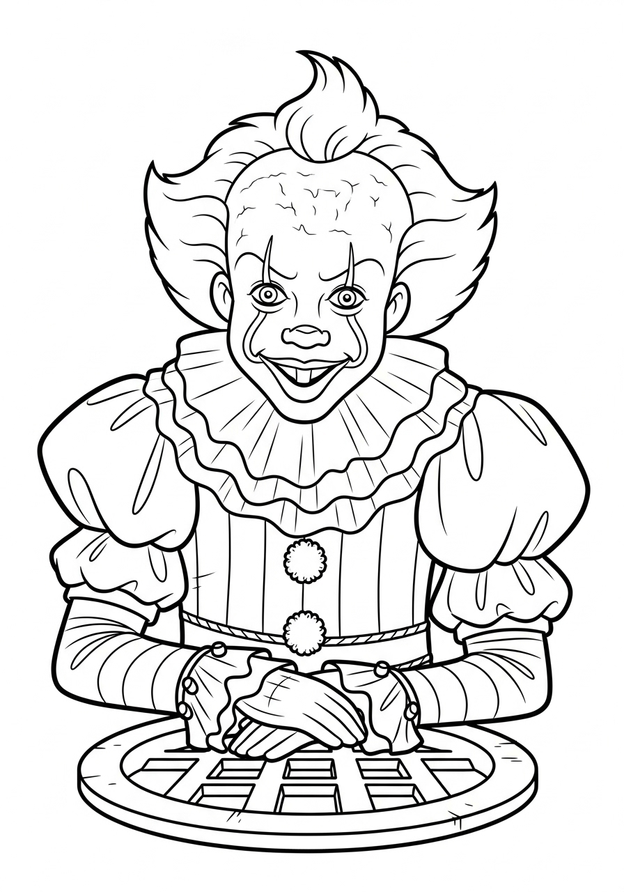 Pennywise 5 Pennywise da colorare pdf