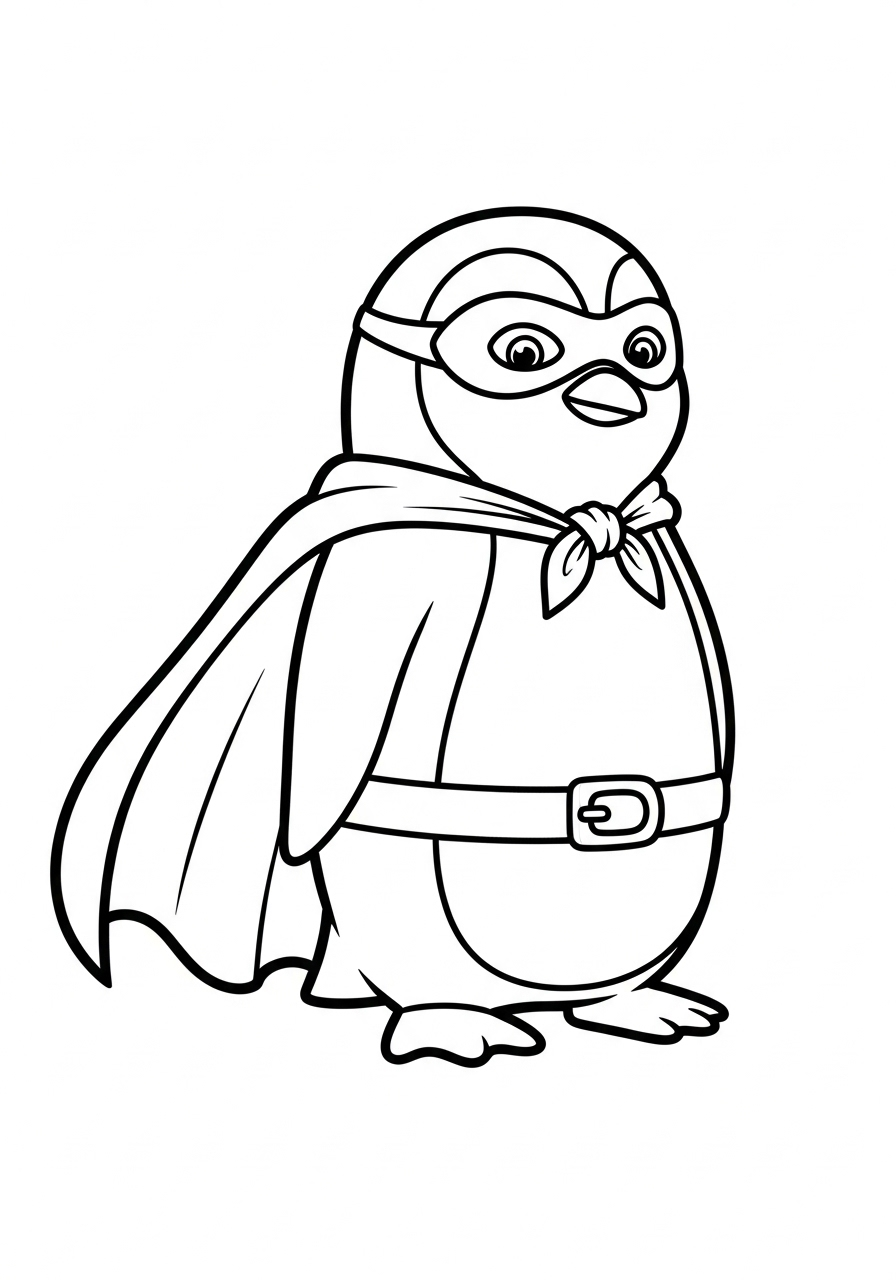 Pinguino 5 immagine Pinguino da colorare