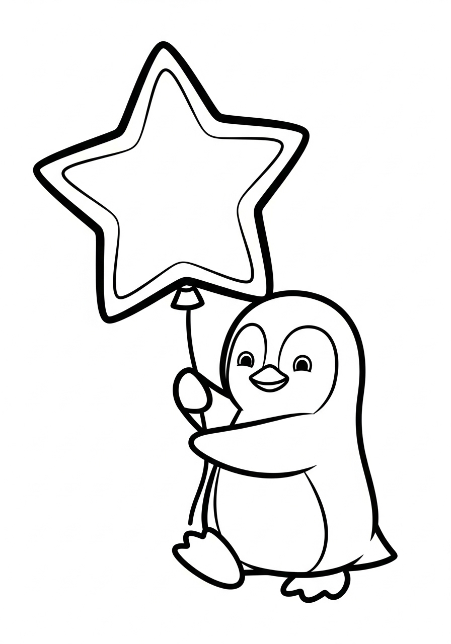 Pinguino 3 disegni da colorare Pinguino pdf