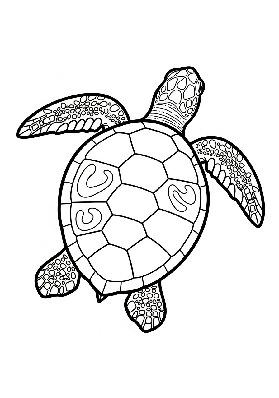 Tartaruga Marina 21 disegni di Tartaruga Marina da colorare 1