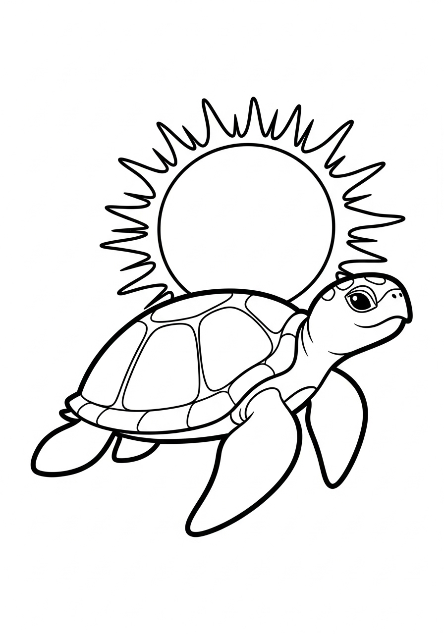 Tartaruga Marina 18 disegni Tartaruga Marina da colorare gratis