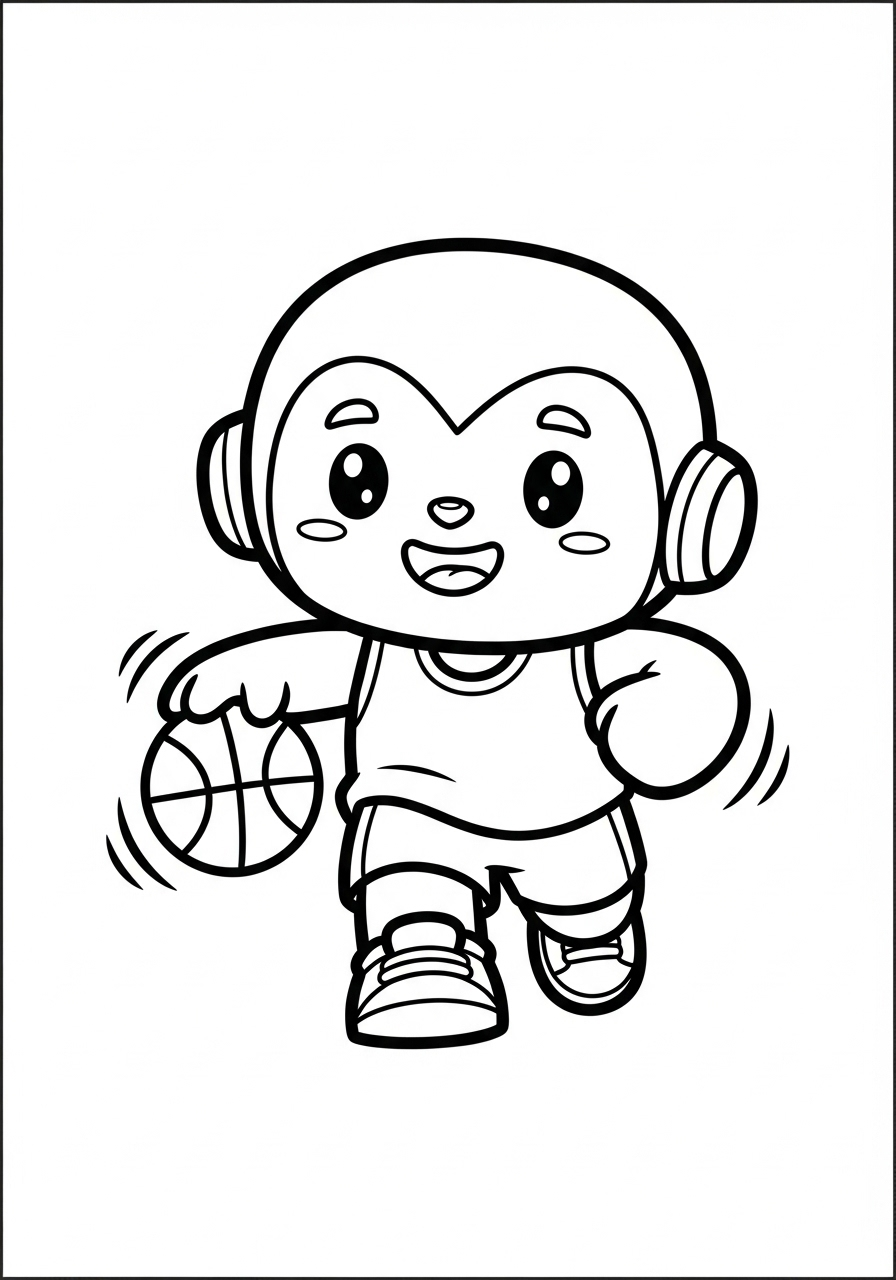 Pallacanestro 14 immagini da colorare di pallacanestro 1