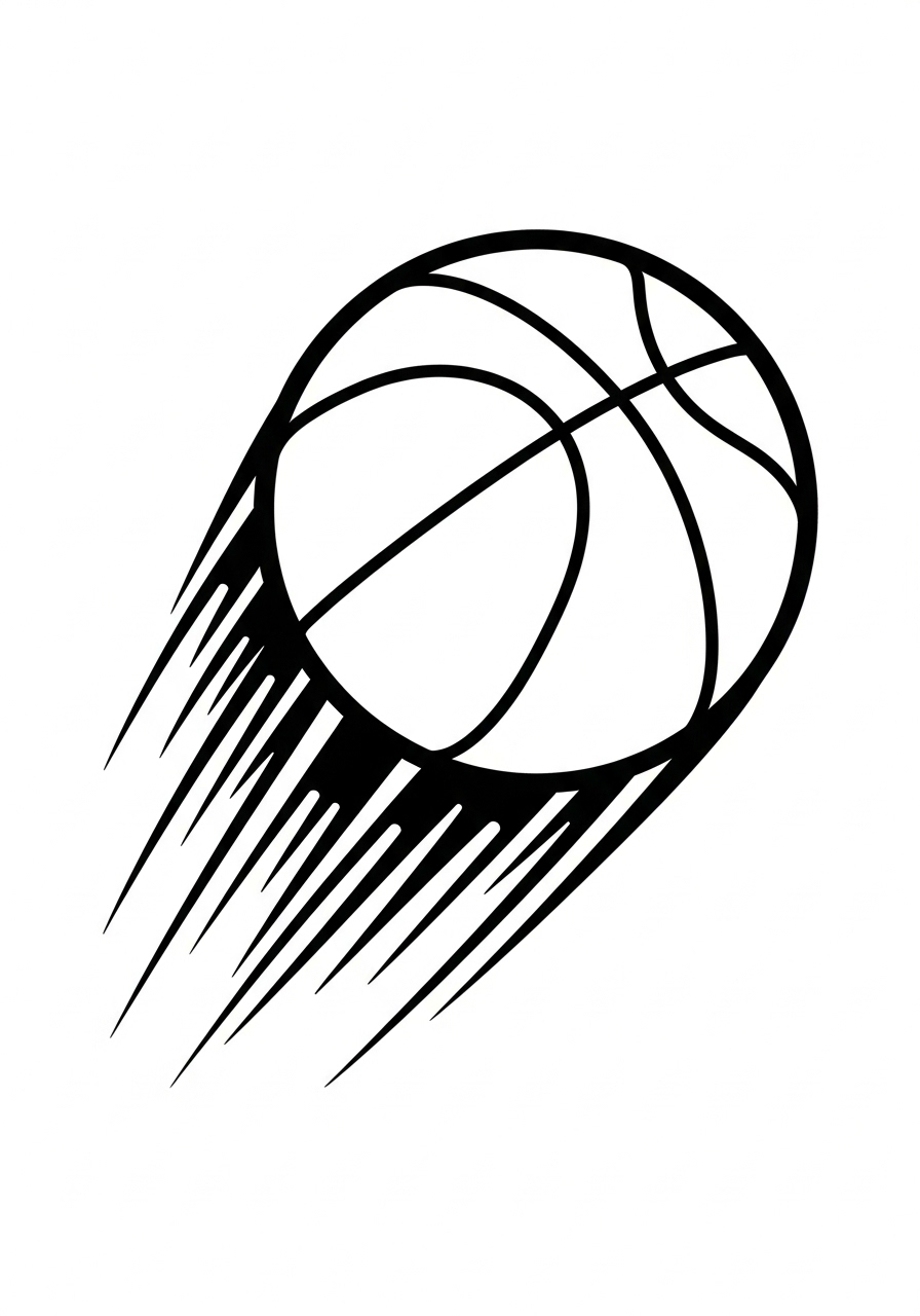 Pallacanestro 11 disegni di pallacanestro da colorare e stampare gratis 1
