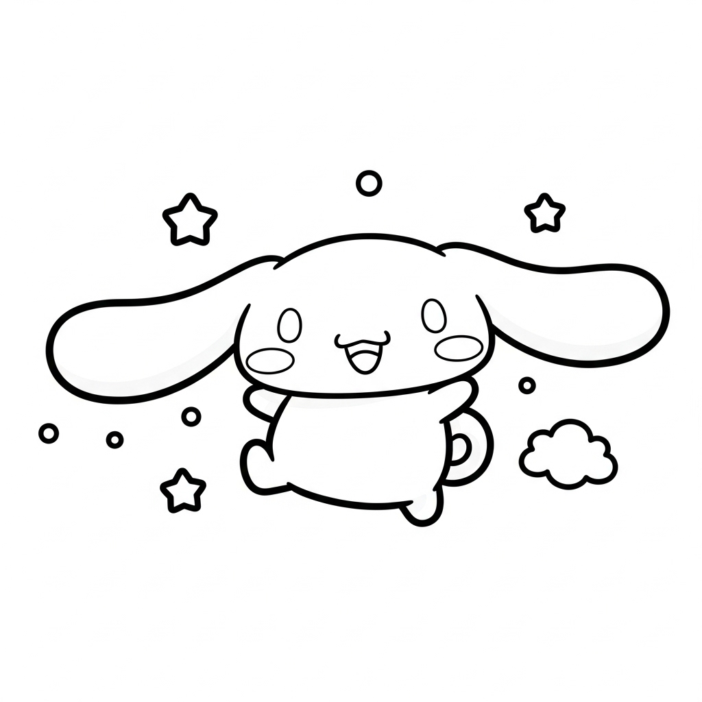 Cinnamoroll da colorare thumbnail