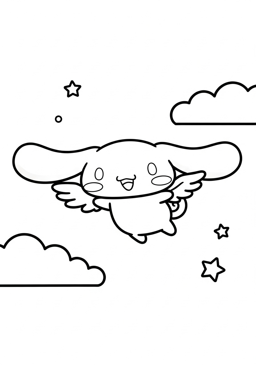 Cinnamoroll 22 disegni Cinnamoroll da colorare online 1