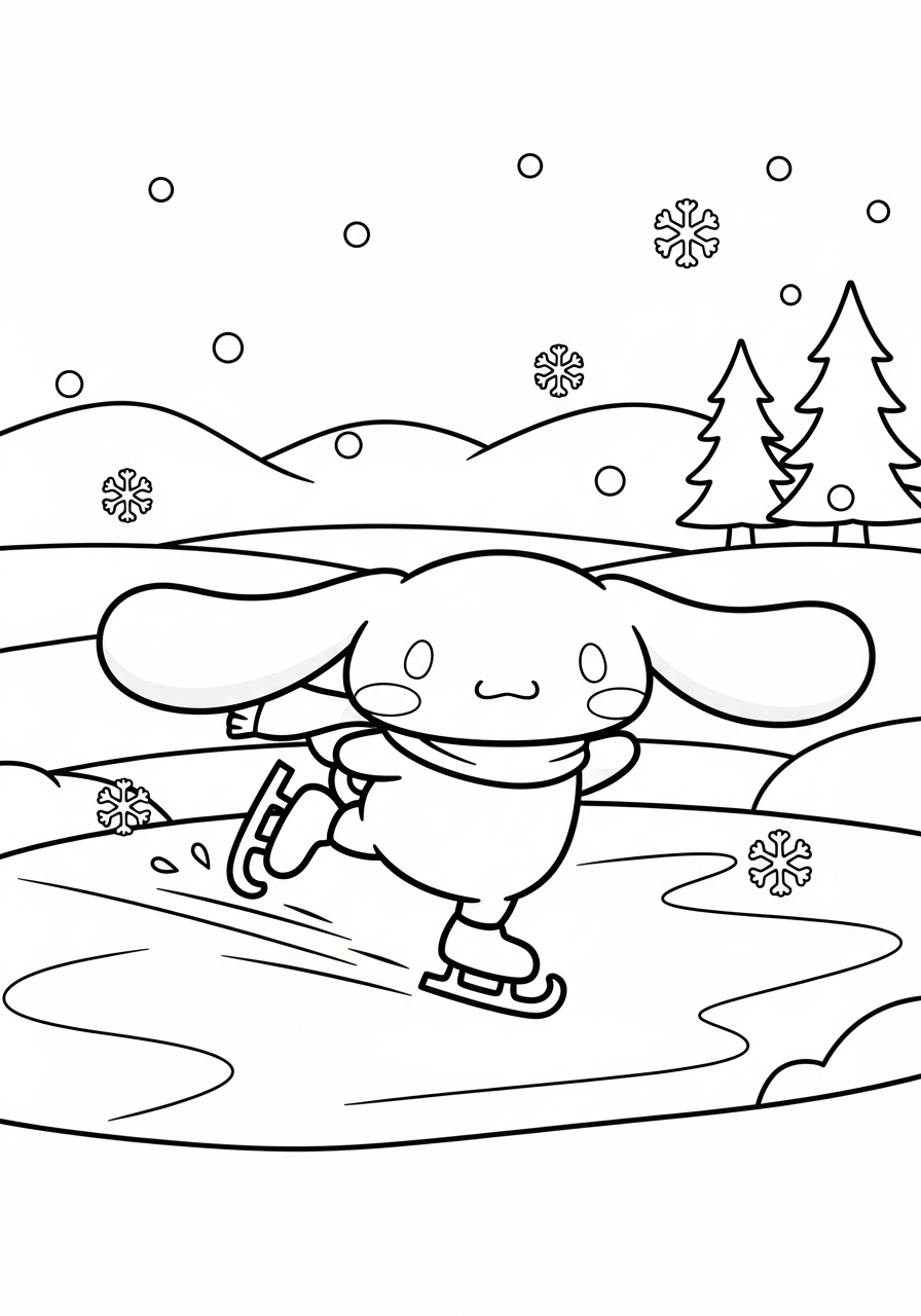 Cinnamoroll 12 Cinnamoroll da colorare e stampare a4