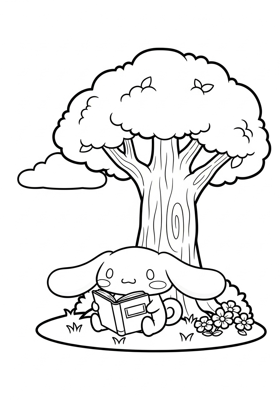 Cinnamoroll 8 disegni di Cinnamoroll da colorare e stampare