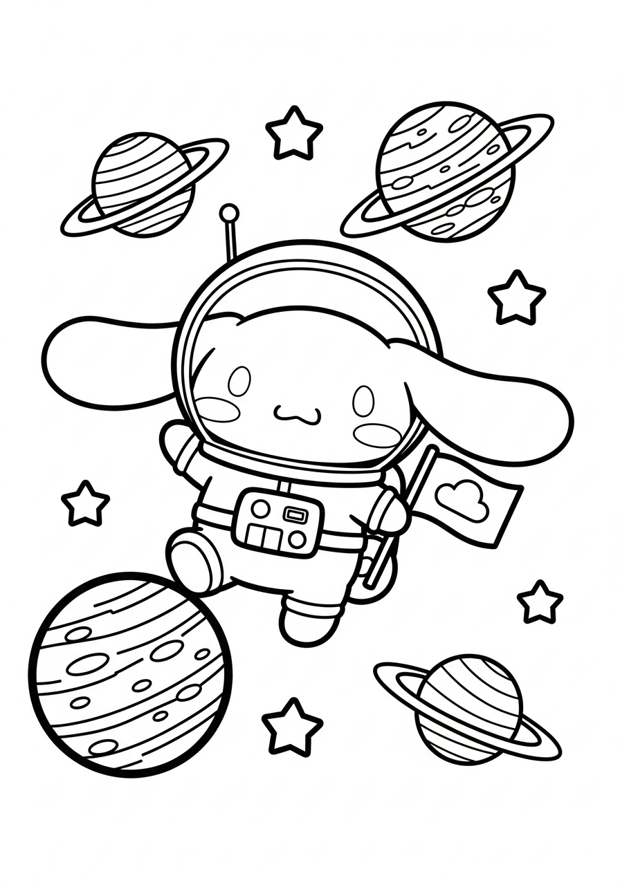 Cinnamoroll 6 disegni Cinnamoroll da colorare online
