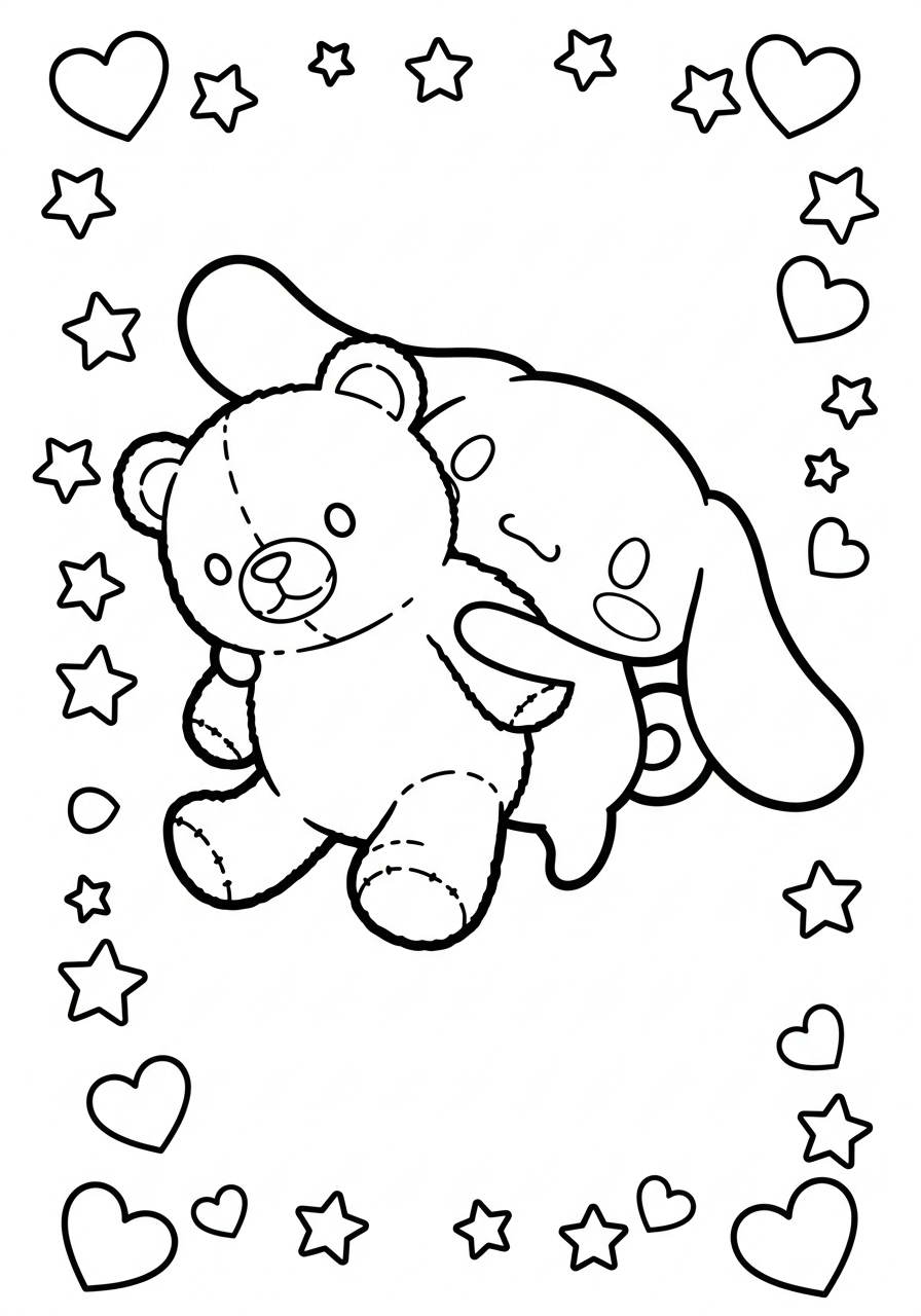 Cinnamoroll 2 disegno Cinnamoroll da colorare