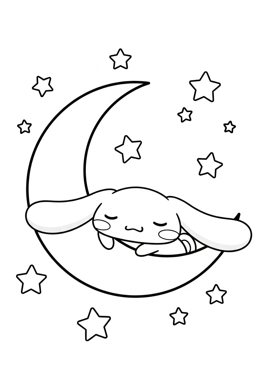 Cinnamoroll 19 foto Cinnamoroll da colorare