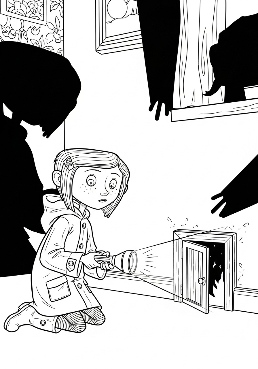 Coraline 20 disegni di Coraline da colorare per bambini 2