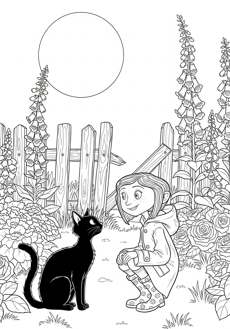 Coraline 18 disegno di Coraline da stampare e colorare