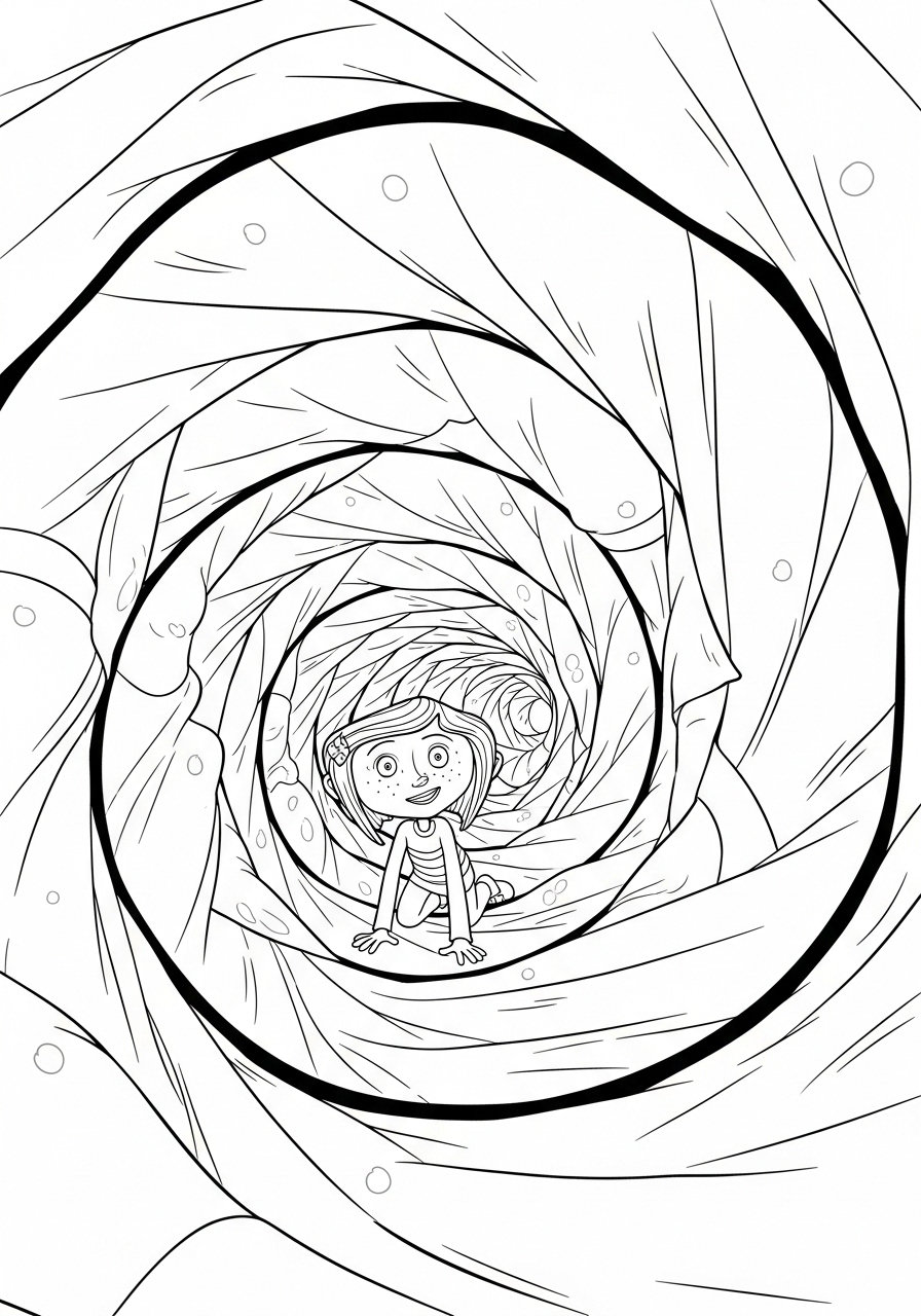 Coraline 16 disegni da colorare Coraline per bambini