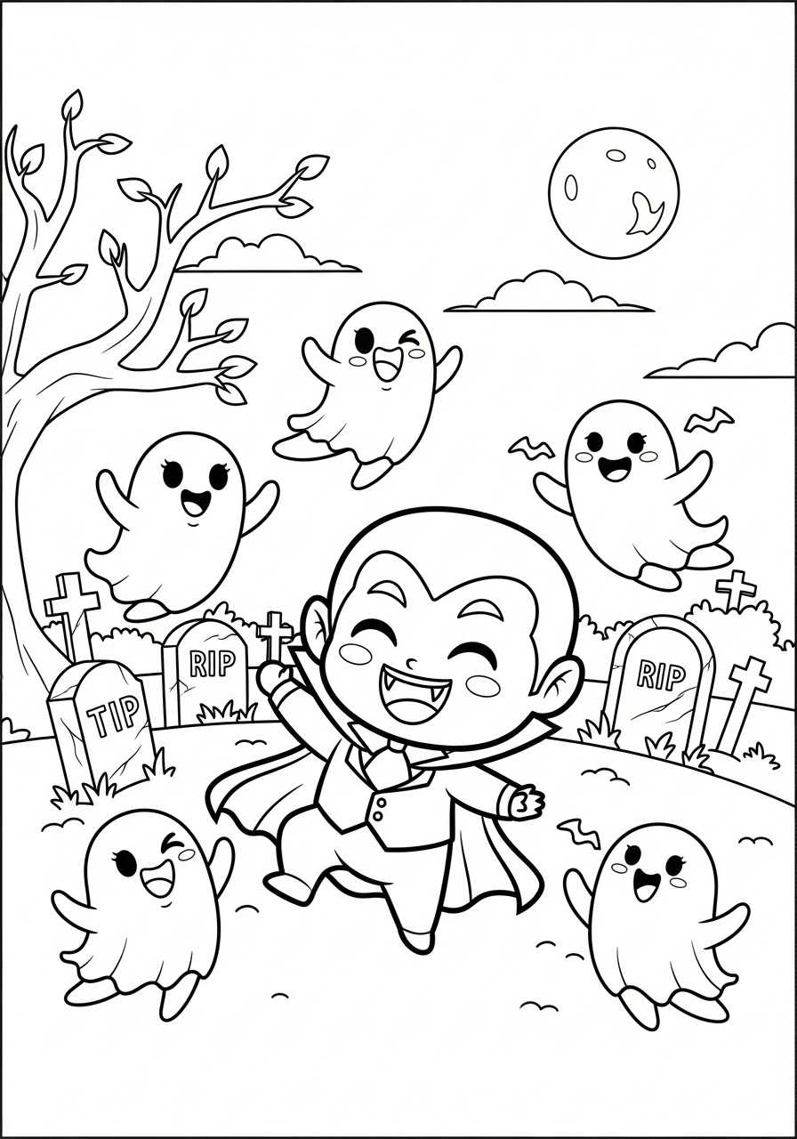 Dracula 15 immagini di Dracula da colorare per bambini 1