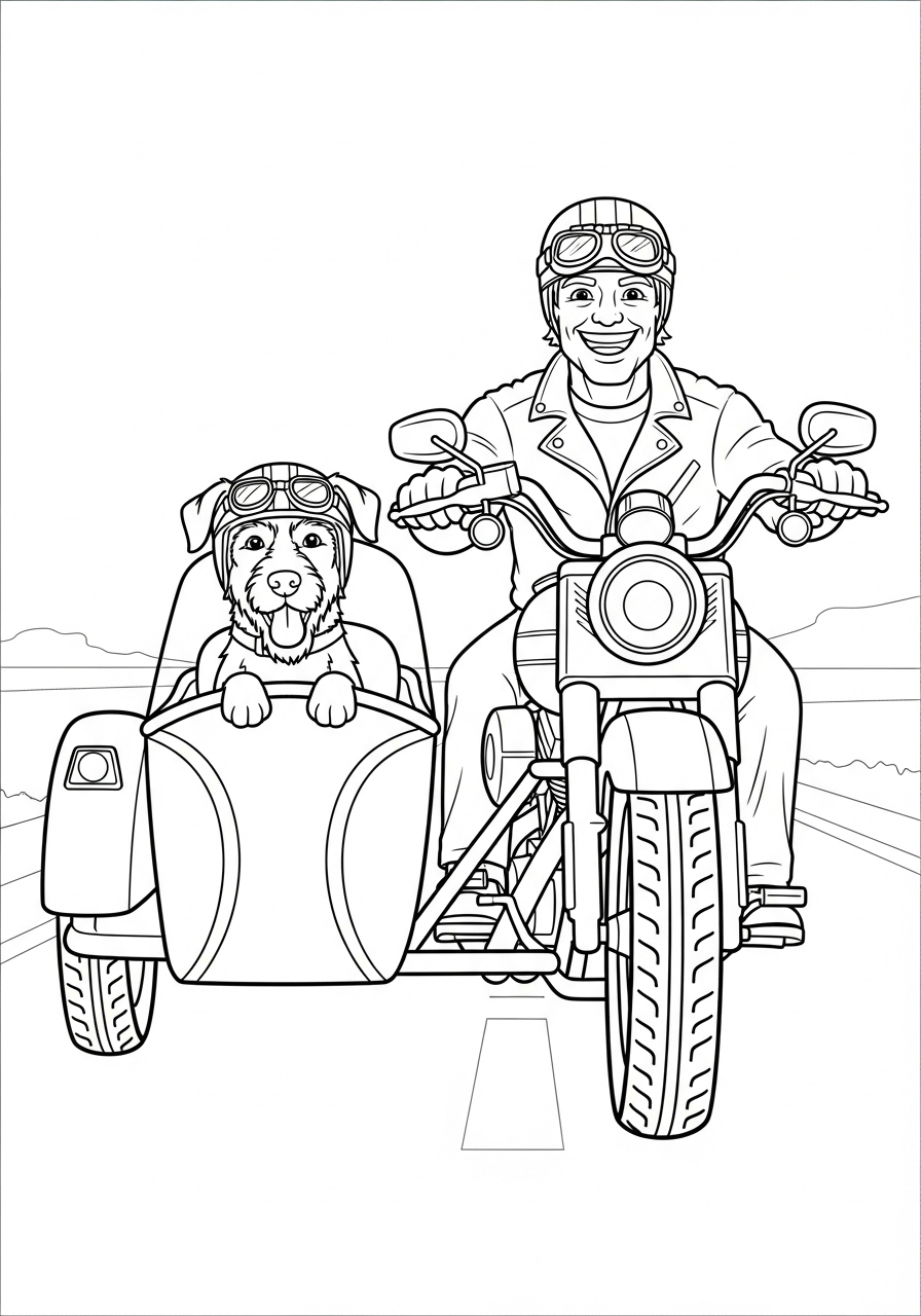 Harley Davidson 18 disegni di Harley Davidson da colorare per bambini