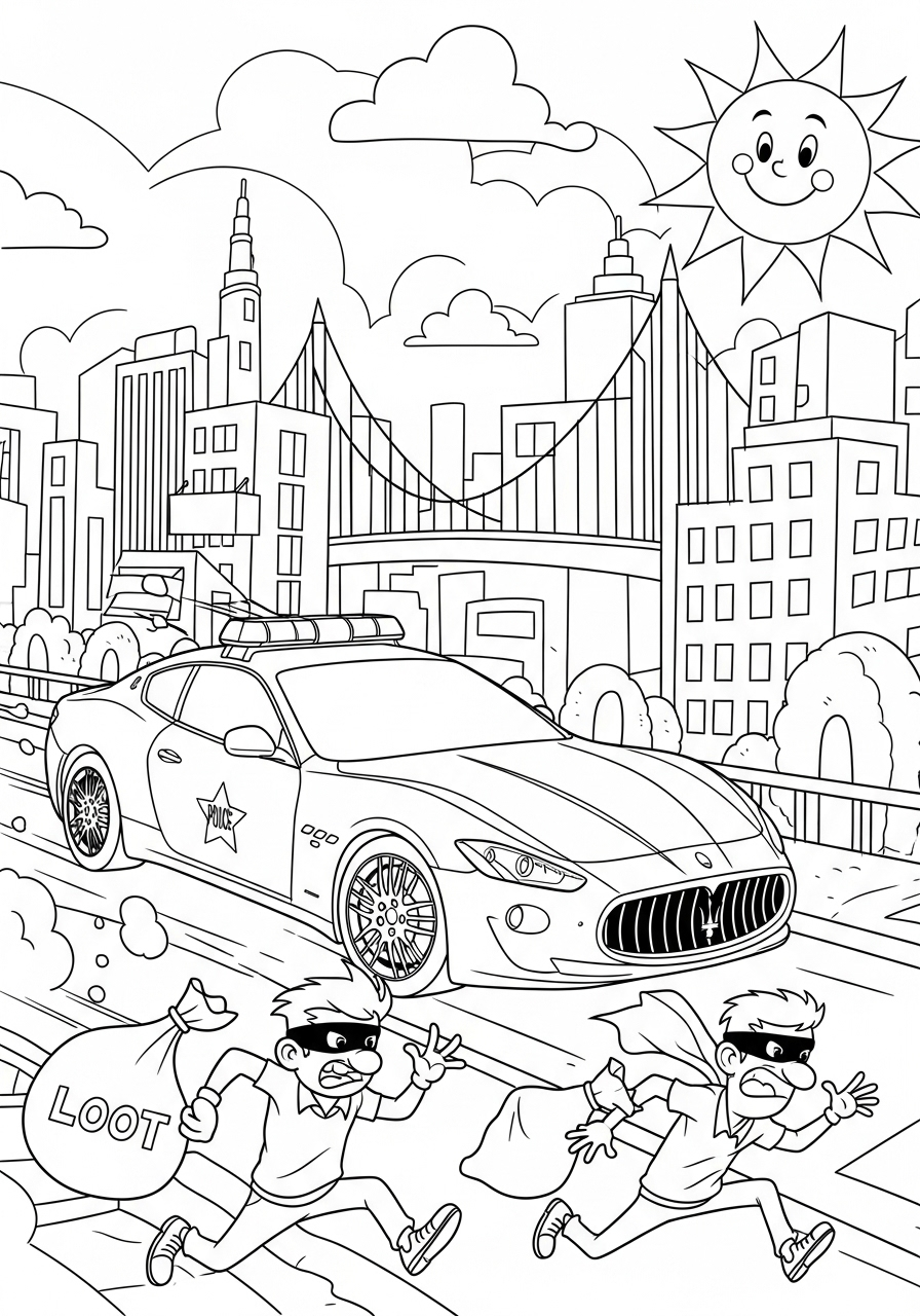 Maserati 14 disegni di Maserati da colorare e stampare gratis