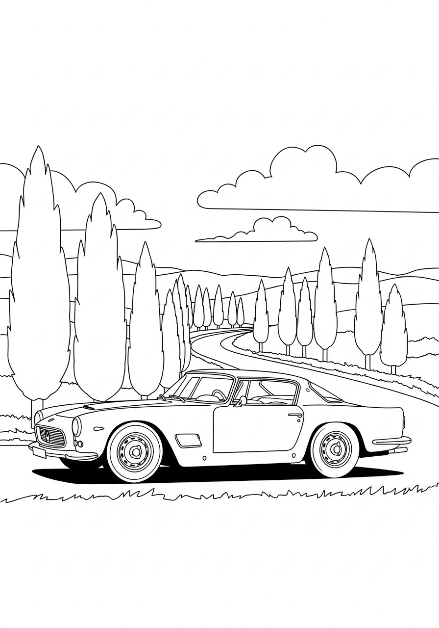Maserati 18 disegni da colorare gratis Maserati