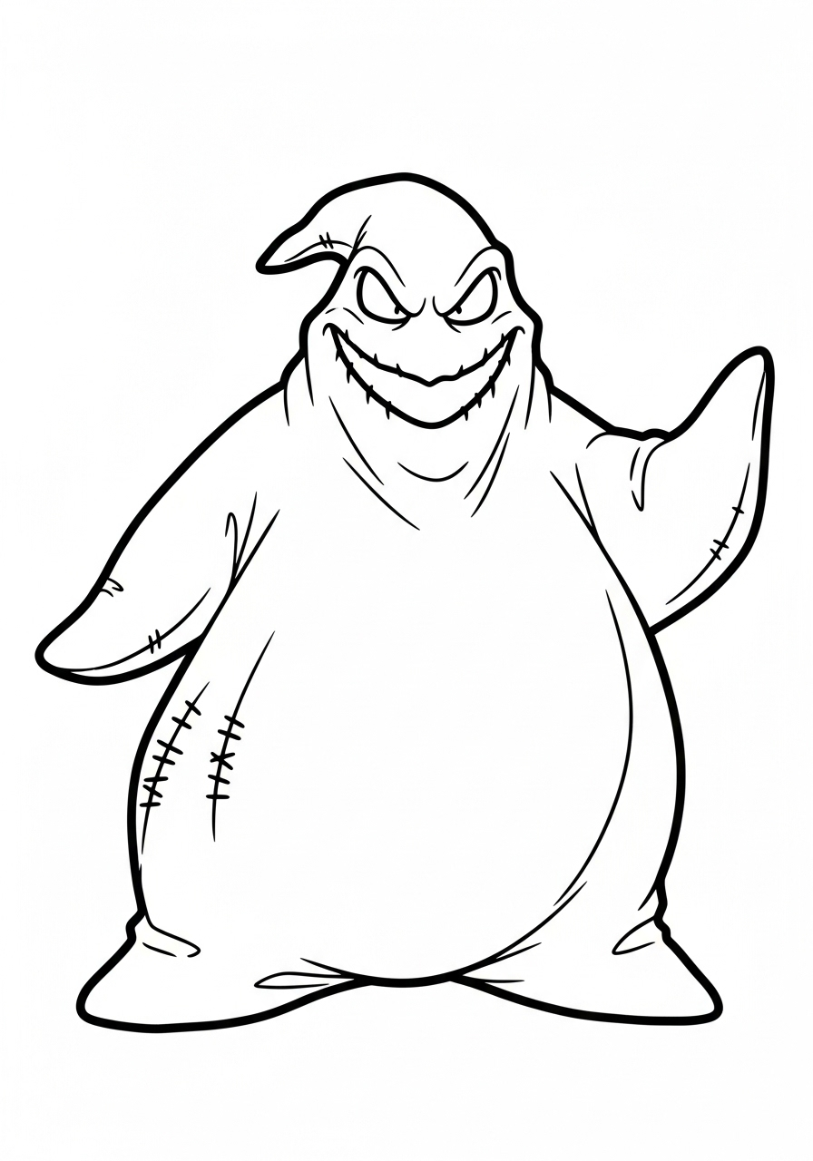 Oogie Boogie 20 Oogie Boogie da colorare e stampare gratis 1