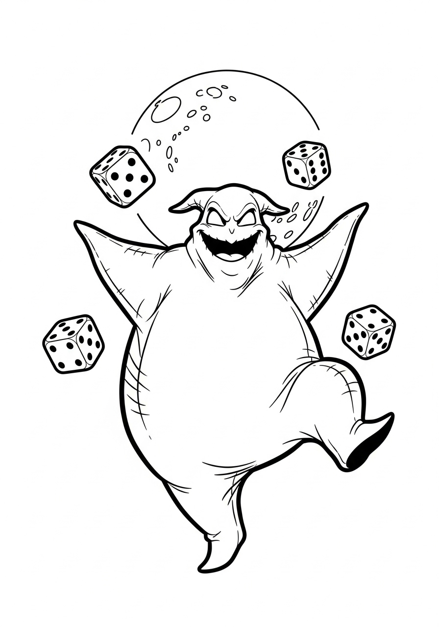 Oogie Boogie 19 Oogie Boogie da colorare e stampare pdf