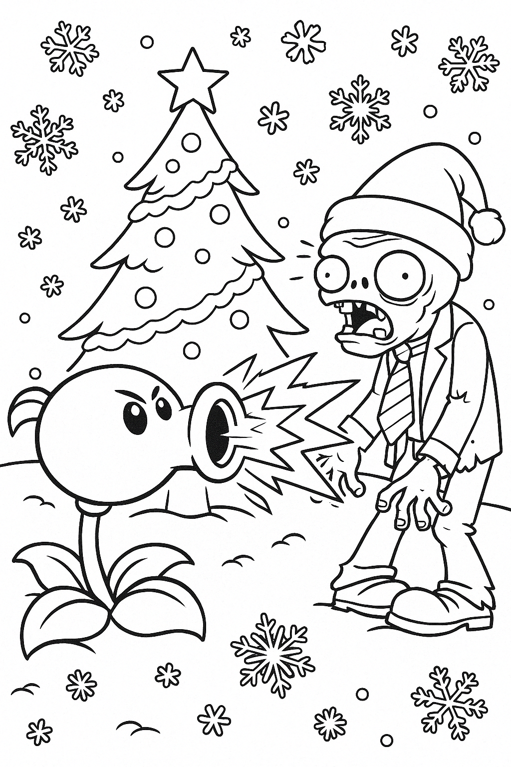 Plants vs. Zombies da colorare e stampare gratis