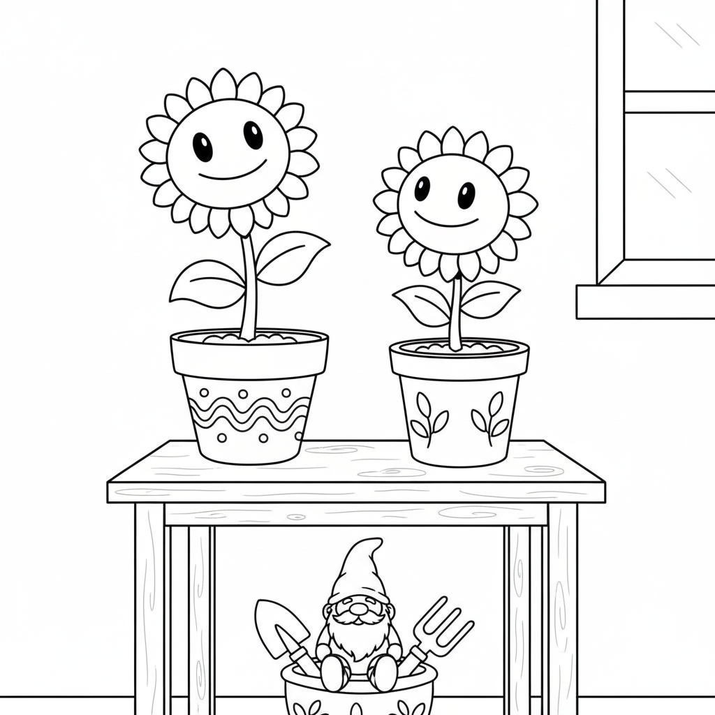 Plants vs. Zombies immagini da colorare per bambini