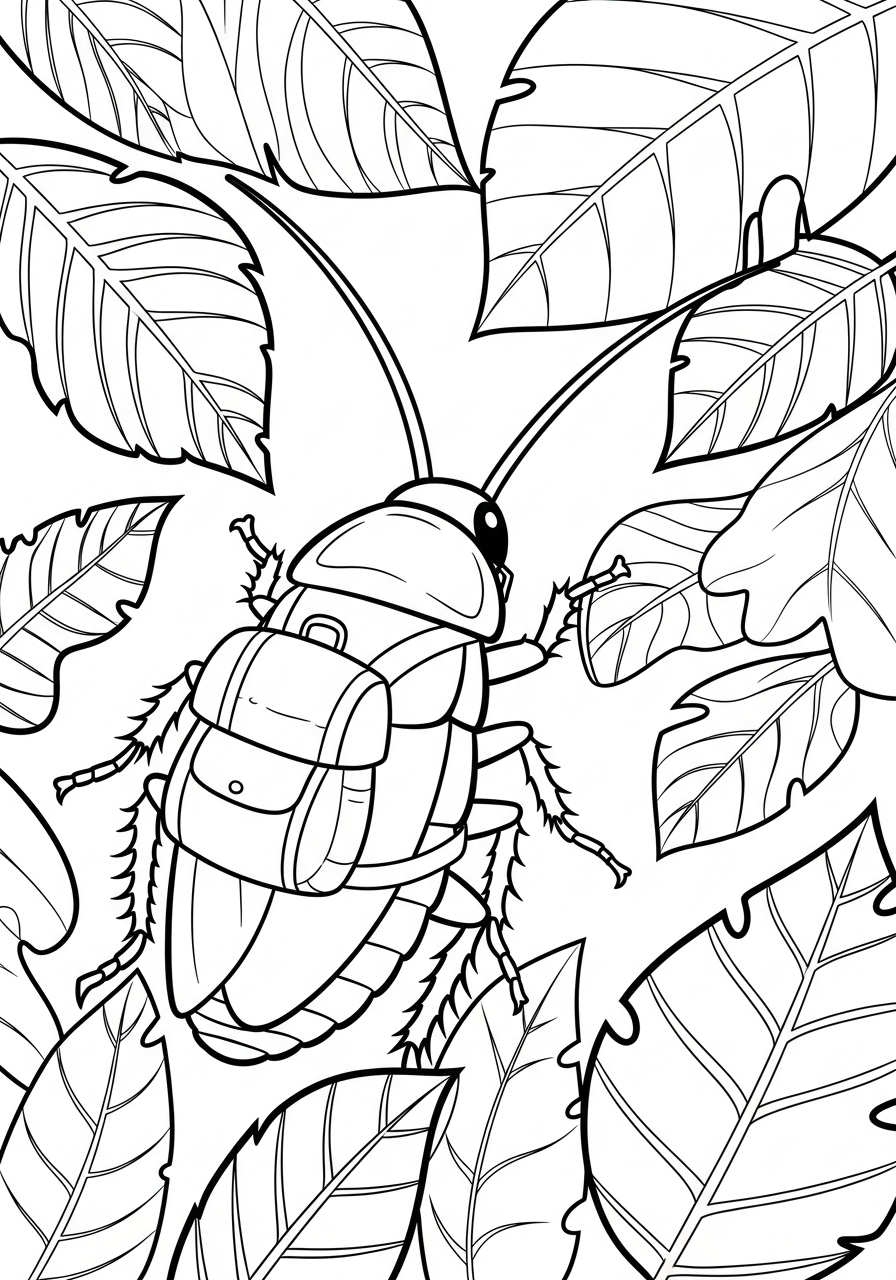 Scarafaggio 20 disegni da colorare gratis Scarafaggio